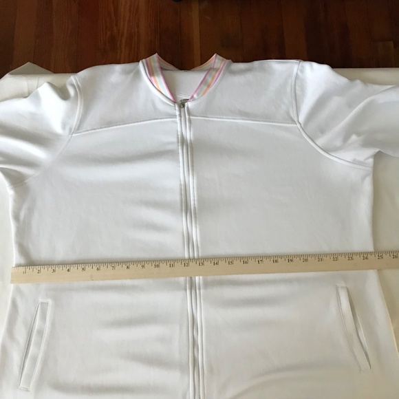 PEBBLE BEACH Golf Jacket Dry-Luxe Performance Zip Up White Women’s Size XXL 2X - Picture 13 of 16